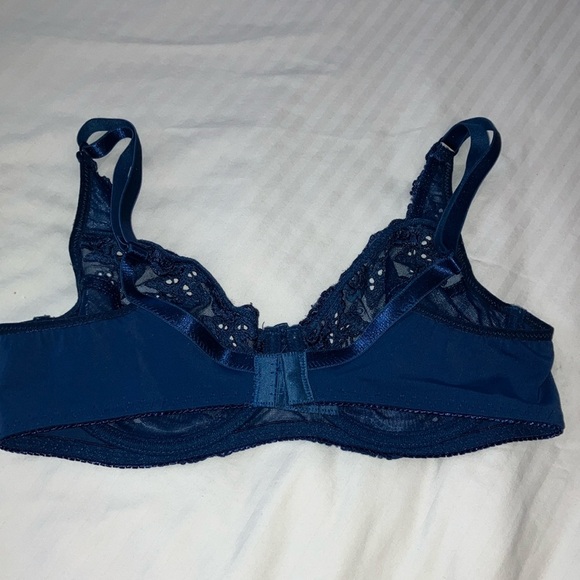 MONA LISA 34B Blue Lace Underwire Bra - Picture 2 of 14